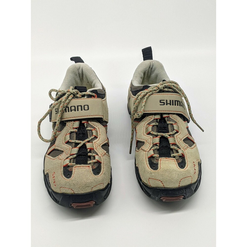 Shimano SH WM40 Women's 6.5 38 Cycling Shoes SPD Mountain Bike Beige Black Suede